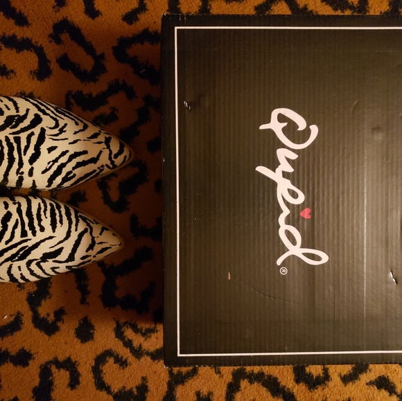 Brand New Cupid Zebra Striped Mules! - Picture 9 of 9